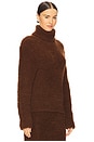 view 2 of 5 Fluffy Knit Jumper in Brown
