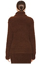 view 3 of 5 Fluffy Knit Jumper in Brown