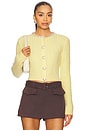 view 1 of 5 Alpaca Cardigan in Yellow