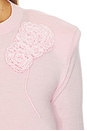 view 5 of 5 PINK FLOWER KNIT ジャンパー in Pink