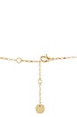 view 3 of 3 Mottled Gold Bow Pendant Necklace in Gold