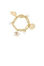 view 2 of 3 Gold Coral Charm Bracelet in Gold