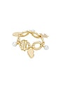 view 3 of 3 Gold Coral Charm Bracelet in Gold