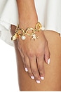 view 4 of 4 BRAZALETE GOLD CORAL CHARM BRACELET in Gold