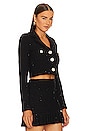 view 2 of 5 Textured Knit Jacket in Black