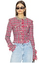 view 1 of 6 BLOUSON RED CHECK in Red