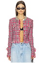 view 2 of 6 BLOUSON RED CHECK in Red