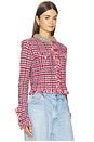 view 3 of 6 BLOUSON RED CHECK in Red