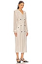 view 2 of 4 Rhinestone Trench in Cream