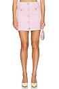 view 1 of 5 Jewel Button Knit Mini Skirt in Pink