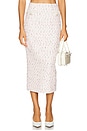 view 1 of 6 Boucle Pearl Midi Skirt in Pink