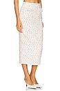 view 2 of 6 Boucle Pearl Midi Skirt in Pink