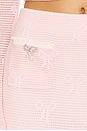 view 6 of 6 Bow Crochet Mini Skirt in Pink