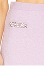 view 6 of 6 Crystal Trim Knit Skirt in Lilac