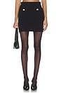 view 1 of 6 Black Knit Mini Skirt in Black