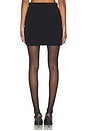 view 4 of 6 Black Knit Mini Skirt in Black
