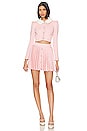 view 4 of 5 Pleated Knit Mini Skirt in Pink