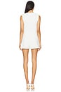view 3 of 4 Crepe Playsuit in White