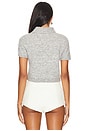 view 3 of 5 Melange Diamante Knit Top in Grey