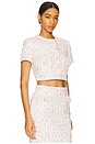 view 2 of 5 Boucle Pearl Top in Pink