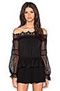 view 1 of 3 Lace Off Shoulder Top in Black