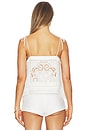 view 3 of 5 White Embroidered Top in White