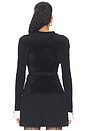 view 3 of 5 Black Chenille Knit Top in Black