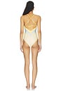 view 3 of 3 Yellow Floral Swimsuit in Yellow