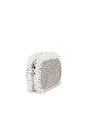 view 3 of 5 x Christopher Kane Crystal Lace Detail Clutch in Silver
