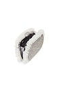 view 4 of 5 x Christopher Kane Crystal Lace Detail Clutch in Silver