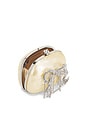 view 5 of 5 Yellow Pearl Top Handle Clutch Bag in Yellow