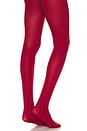 view 2 of 2 Avery Microfiber Tights in Burgundy