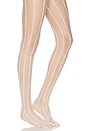 view 1 of 2 Anemone Sheer Tights in Ivory