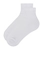 view 2 of 2 3 Pack Everyday Ankle Socks in White