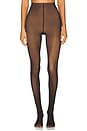 view 1 of 1 Skin Illusion Sheer Effect Tights in Beige & Black
