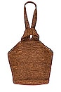 view 2 of 4 SAC FOURRE-TOUT EN PAILLE in Chocolate
