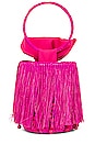view 2 of 4 Frayed Mini Bucket Bag in Fuxia