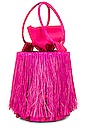 view 3 of 4 FRAYED 미니 버켓 백 in Fuxia