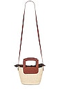 view 5 of 5 Cross Body in Natural & Cognac Leather