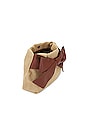 view 4 of 4 Bow Pouch in Beige & Cognac