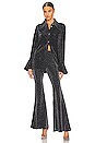 view 4 of 5 Cosmos Lounge Suit With Pants in Black