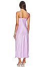 view 3 of 3 Boheme Slip Dress With Feathers in Lilac