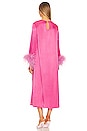 view 3 of 3 Suzi Maxi Dress With Detachable Feathers in Hot Pink