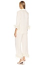 view 3 of 3 Wedding Pajama Set in White