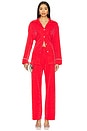 view 1 of 5 ПИЖАМА SATURN LUREX in Red