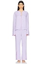 view 1 of 5 ПИЖАМА LOUIS in Lavender & White