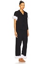 view 3 of 4 Ponyo Pajama Set With Detachable Feathers in Black