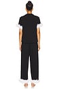 view 4 of 4 Ponyo Pajama Set With Detachable Feathers in Black