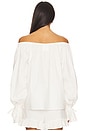 view 4 of 5 Cha-cha Lounge Blouse in Milk