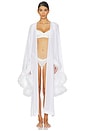 view 2 of 4 Afrodita Lounge Robe in White